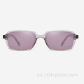 Gafas de sol rectangulares de acetato para mujer